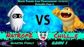 Mario Tennis Aces Official 2nd Zelcadia Cup Tournament - NatRop vs  Chill_e - Qtr Finals, Game 1