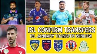 ISL New Confirm Transfers 2024-25 | ISL January Transfer Window | Part-1