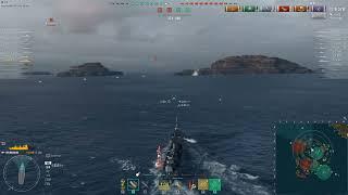 World of Warships Benson 4 Kills Playing On The Weekend HURTS 1080p60fps