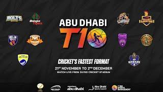 Cricket's Fastest Format is Back I Abu Dhabi T10 I Season 8