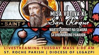 LIVE | Misa Votiva ki San Roque | Martes sa Enot na Semana sa Ordinariong Panahon | Enero 14, 2025