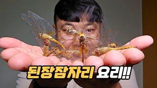 된장잠자리는 된장맛이 날까? 된장찌개 바로 끓여 봤습니다!! ㅋㅋㅋㅋㅋㅋㅋㅋㅋ