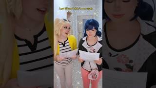 I got 97! She got a 100 | Chloé Bourgeois & Marinette Dupain-Cheng@nikkihatsunecosplay #cosplay