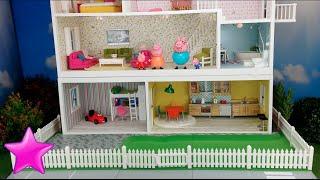 Peppa Pig en español Novela 11ª# LA CASA DE PEPPA PIG Dormitorio nuevo. Casas de muñecas.