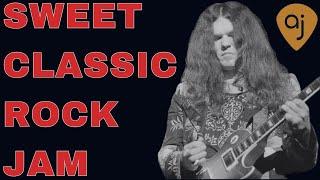 Sweet Classic Rock Jam Track | Guitar Backing Track (C Mixolydian / 81 BPM)