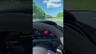 Audi R8 97mph real quick 