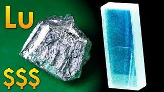 Lutetium - THE MOST EXPENSIVE RARE-EARTH METAL.