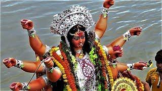 Durga Visarjan (immersion) at vijoya Dashami bhasan end of Durga Puja at ganga river (Part 3)