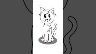 How to draw a cat •easy•