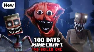 I Survived 100 Days in the BOILED ONE Island Minecraft Horror Mod