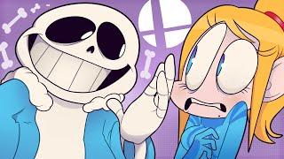 SANS IS IN SMASH GUYS WHAT THE ACTUAL