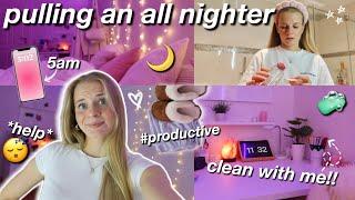 pulling an ALL NIGHTER*productive*VLOG