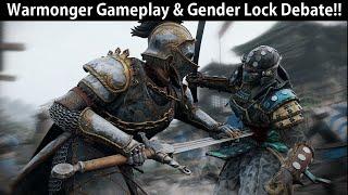 For Honor - Warmonger Gameplay & Gender Lock Debate Details!!