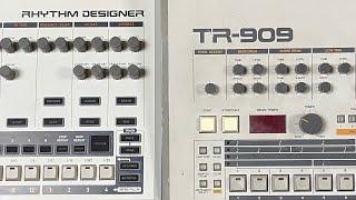 Behringer RD9 Unenhanced Mode vs. Vintage TR909: Can you hear the difference?