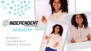 Independent AFX64CRP Women’s Lightweight Cropped Hoodie | T-shirt.ca