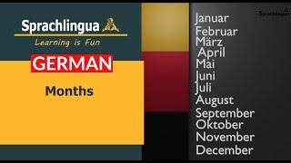 Months in German Language