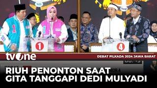 Gita Lengkapi Jawaban Dedi Mulyadi Soal Kemiskinan di Perbatasan | Debat Pilkada tvOne