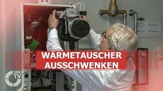 Wolf: Praxistipp – Wärmetauscher ausschwenken | SHK-TV