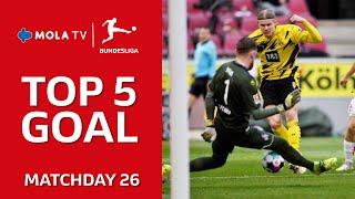 Bundesliga | Top 5 Goals Matchday 26 Haaland, Gnabry & Co