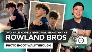 Two Male Models Magazine Editorial Shoot with the Rowland Brothers