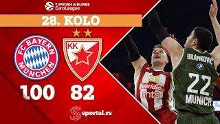 EVROLIGA, 28. KOLO: Crvena zvezda - Bajern 100:82 I Najboji momenti meča