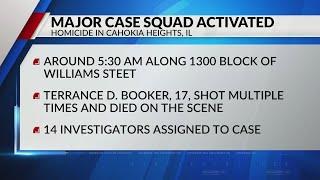 Major Case Squad activated after teen killed in Cahokia Heights