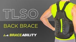 BraceAbility TLSO Back Brace | Postural Spine Support for Scoliosis, Kyphosis, & Vertebrae Fracture