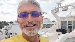 Captain Sam walks down I dock at 31st Street harbor in Chicago and talks about Greenline Yachts!