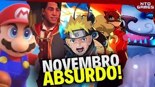 [MENOR PREÇO] Melhores Lançamentos - Novembro Nintendo Switch!