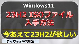 How to get the ISO file for Windows 11 (23H2)