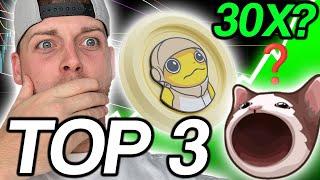 3 BEST MEME COINS To Buy Now - The NEXT$1B MarketCap?!?!