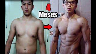 TRANSFORMACIÓN FÍSICA ENTRENANDO EN CASA 4 MESES