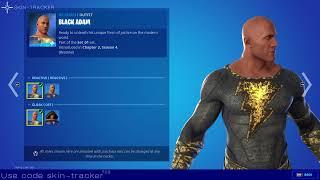 BLACK ADAM BUNDLE in Fortnite ITEMSHOP preview! (New Dwayne The Rock Johnson Skin)