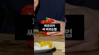 파프리카 씨 바르는법