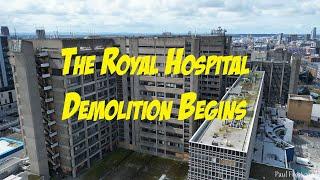 The Royal Hospital Liverpool, Demolition has begun