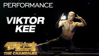 Viktor Kee: Juggler Stuns Crowd With Projection Performance - America's Got Talent: The Champions