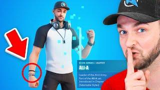 MY ICON SKIN *SECRET*! (Ali-A Fortnite Skin)