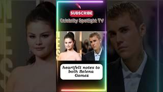 ️ Justin Bieber’s Sweet Tribute to Selena Gomez! Spreading the Love #justinbieber #viralvideo