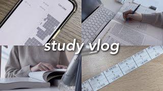 올 1등급 달성한 고2 이과러의 성적 공개 공부 브이로그 | 내신 1.0 • study vlog • 무채색 브이로그 • 07년생