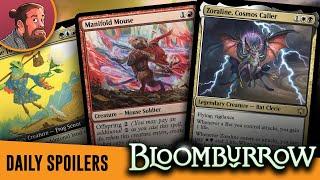 Bloomburrow MTG Spoilers: Might Mouse, Legendary Bat, Foolish Frog and More!