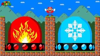 Can Mario Press the Ultimate FIRE and ICE Switch in New Super Mario Bros.? | Game Animation