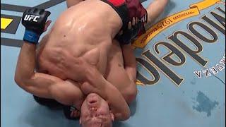 Finishing sequence by Islam Makhachev vs Drew Dober - Look at that shoulder pressure  #UFC #shorts