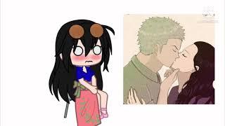 One Piece reacts to ships pt.2 (Zoro x Robin)