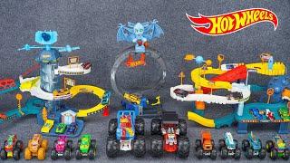 Hot Wheels Collection Unboxing Review ASMR  Hot Wheels City Bat Loop Attack Playset