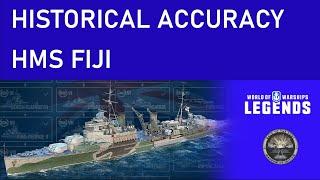 HMS Fiji Historical accuracy - World of Warships Legends