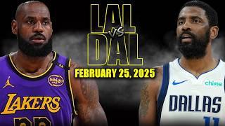 Los Angeles Lakers vs Dallas Mavericks Full Game Highlights - February 25, 2025 | NBA Regular Season