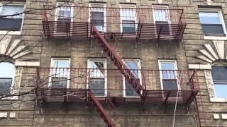 Fire Escape Scrape and Paint Part 1 (Innovation Construction NY Inc)