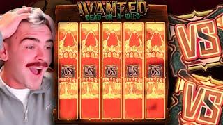 MY TOP 3 WINS on Wanted Dead or a Wild! (FULLSCREEN!)