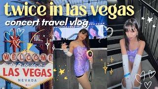 SEEING TWICE IN LAS VEGAS! VIP soundcheck, seeing VCHA, food tour | kpop concert + travel vlog 