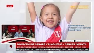 La Dra. Enma Flores nos recuerda la importancia de la donación voluntaria de sangre y plaquetas